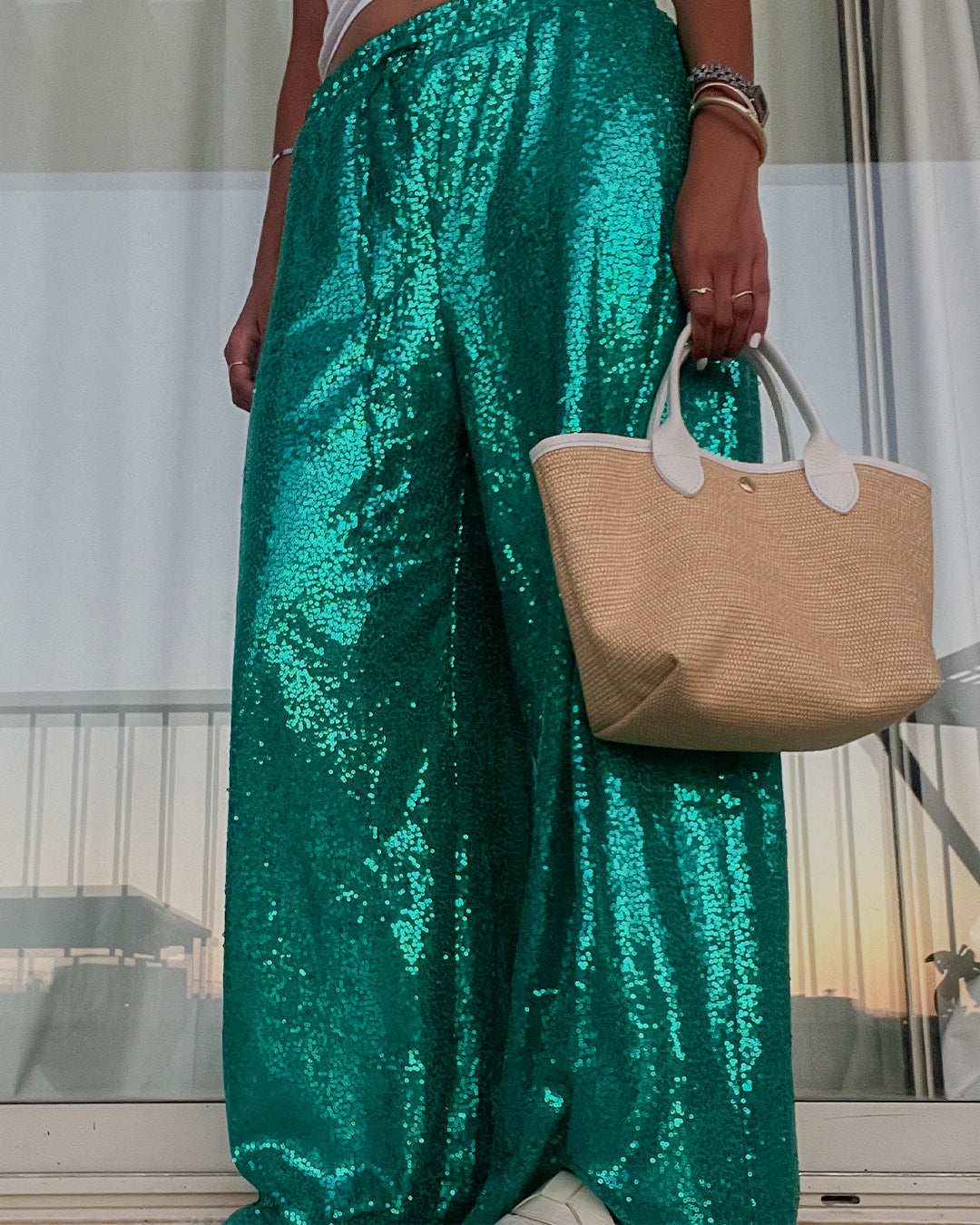 Sequin Pants