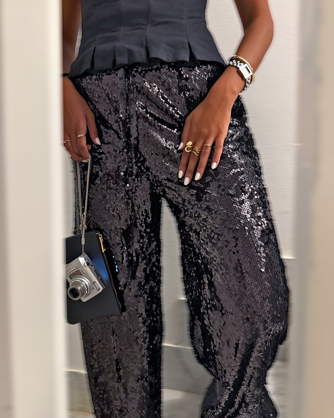 Sequin Pants