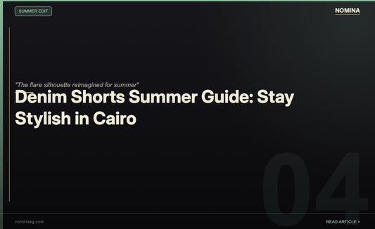 Denim Shorts Cairo - NOMINA Blog