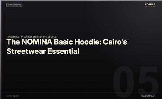 NOMINA Hoodie Streetwear Blog